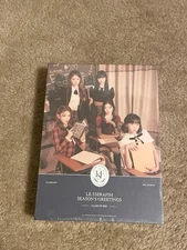 unopened lesserafim seasons greetings 2023 (includes some chaewon photocards)