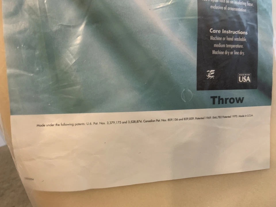 Cobertor Vellux Antigo Lance Padrão NOVO Fabricado Nos EUA - Imagem 3 de 4