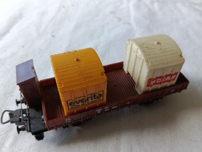 Ref.556 - HO - 1/87 - LIMA - FLACHWAGEN mit Guérite '' OCEAN / EVERITE ''