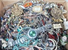 HUGE 13 Pound Lot Vintage To Now Multicolor Costume Craft/junk Jewelry Lot
