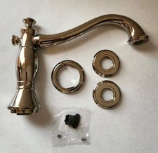 Delta T2797-PNLHP Cassidy Deck Mounted Roman Tub Filler Trim, Less Handles