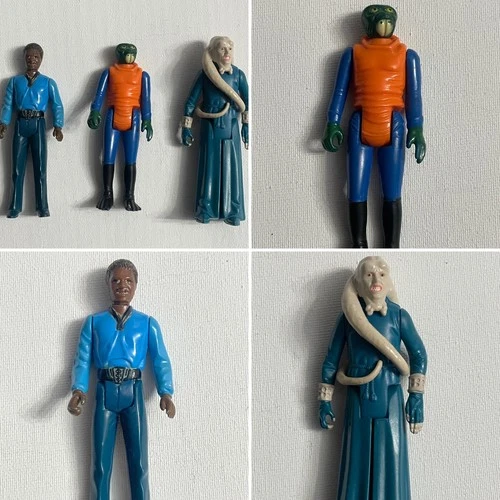 Vintage Kenner Star Wars Loose Figure Lot x3 Lando Bib Fortuna Walrun Man