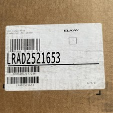 Elkay LRAD2521653 Gourmet 25" Single Basin 18-Gauge Stainless Steel Kitchen Sink