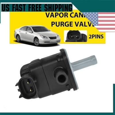 EVAP Emisson Vapor Canister Purge Valve Solenoid For Lexus/Scion/Toyota 2 Pins