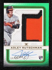 2023 Topps Definitive Collection Relic Green 4/25 Adley Rutschman Auto 16xu