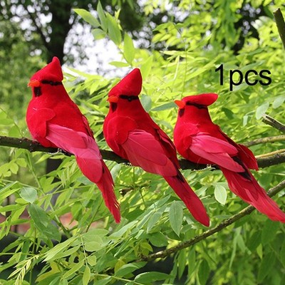 Simulated Birds Feathered Bird Cute Fake Birds Animal Bird Decor Adornment