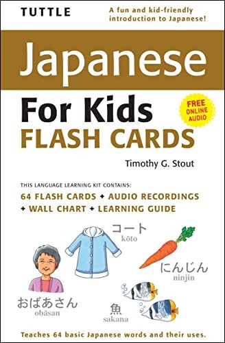Timothy G. Stout - Tuttle Japanese For Kids Flash Cards Kit Include - G245Z-image