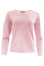 Futura Moda Damen Pullover Pulli Oberteil Überwiegend Viskose Rundhalspullover
