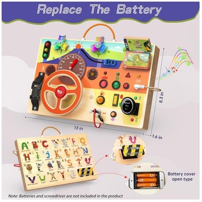 Fine Motor Skills Learning Board for Toddlers