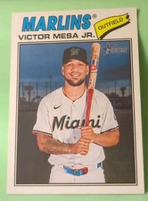 2026 Topps Heritage - Victor Mesa Jr. #257 - Miami Marlins