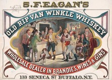 Vintage Whiskey Tavern Scene Wall Art Poster Premium Quality