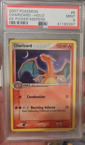 2007 Pokemon EX Power Keepers 6/108 Charizard Holo Rare PSA 9 Mint *Low Pop*