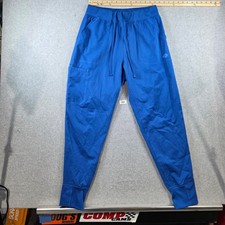 Dickies Dynamix Mens Scrub Pants Royal Blue Jogger Cargo DK040 ROY Large L