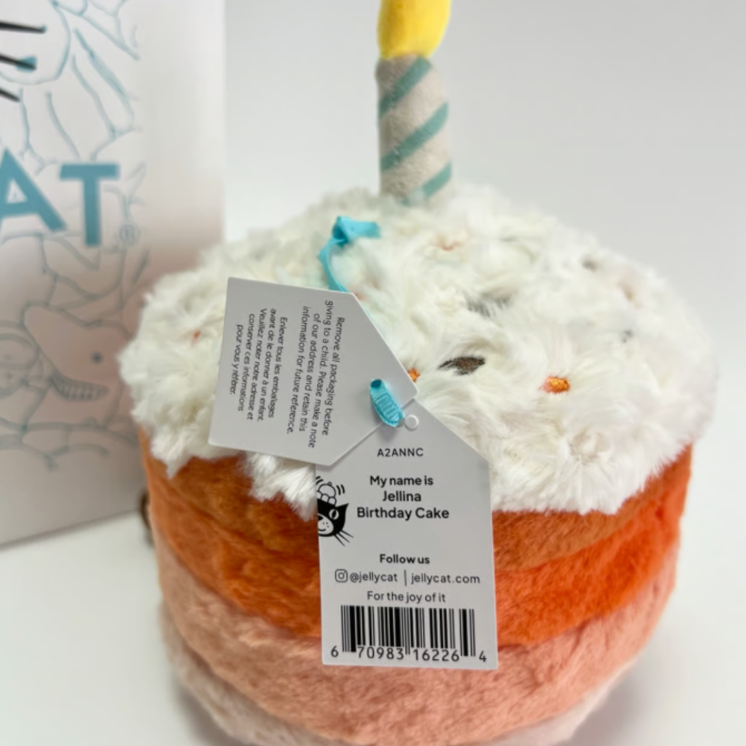 Amuseables Jellina Birthday Cake Plush Soft Toy Gift – Brand New