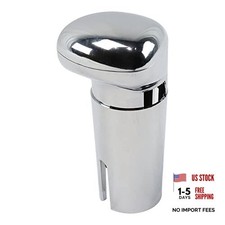 Chrome Shift Knob Kit with Chrome Lower Plastic Sleeve 13/18 for Eaton Fuller