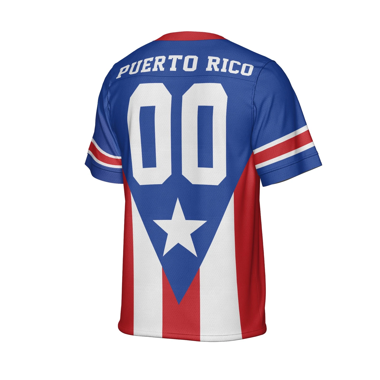 Personalized Puerto Rico Mesh Football Jersey