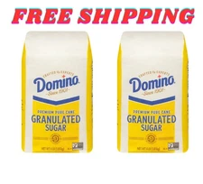 Domino Premium Pure Cane Granulated Sugar, 4 lb 2pack New