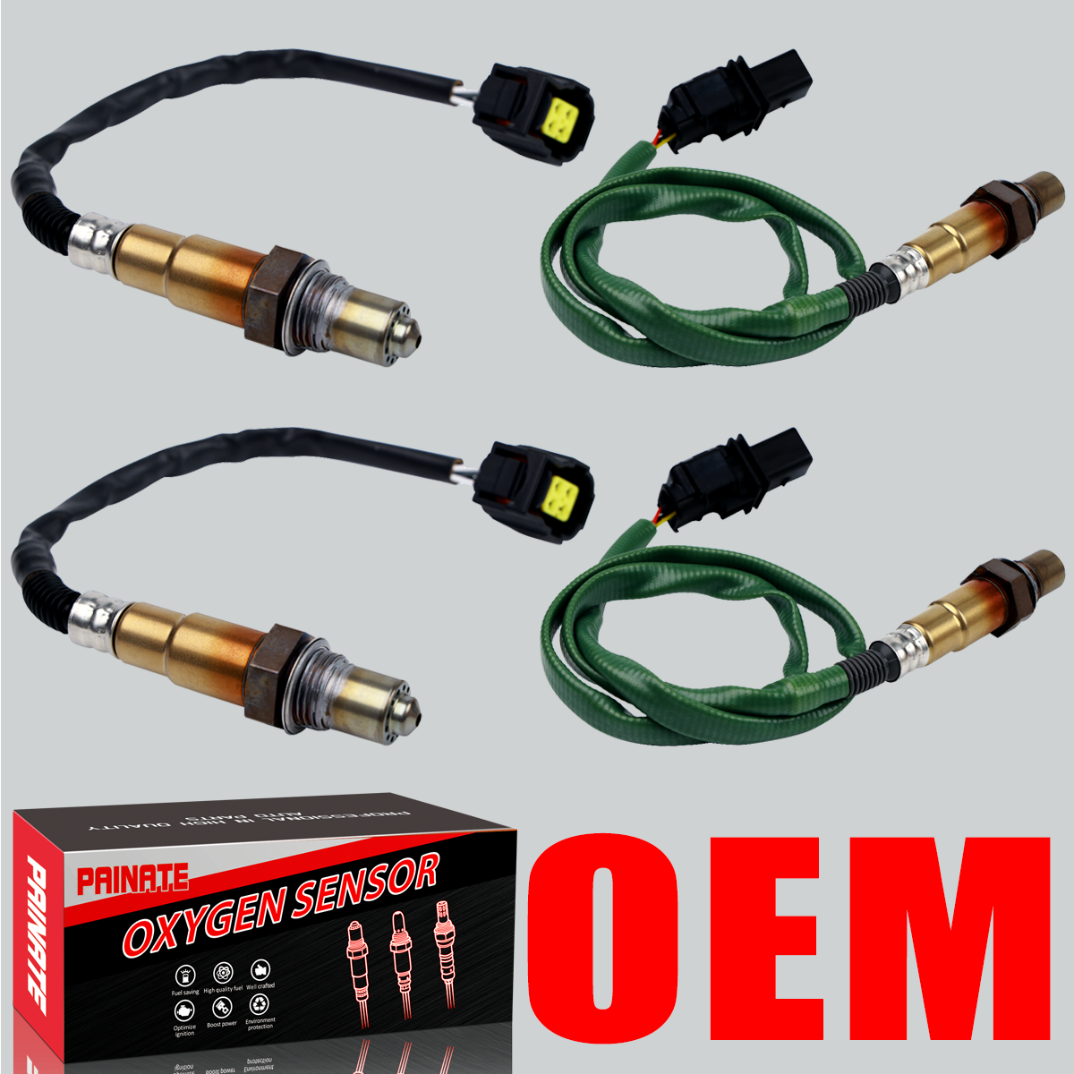 Brand 4X OEM Upstream & Downstream Oxygen O2 Sensor For Mercedes-Benz C300 E350