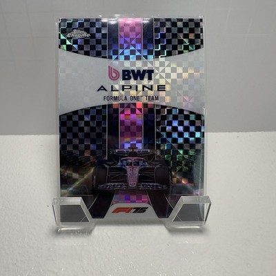 Topps Chrome Formula 1 2021 BWT Alpine Formula One Team #181 Checker Flag