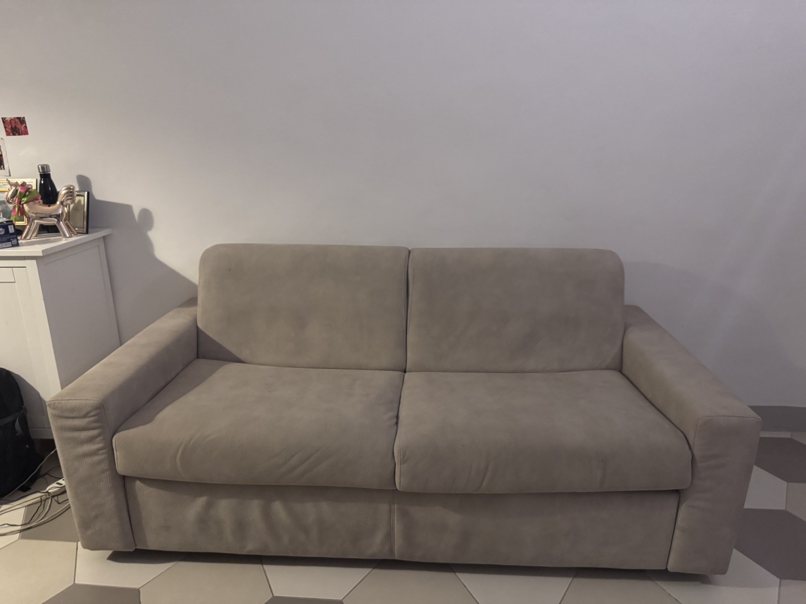 Divano letto 2 posti usato