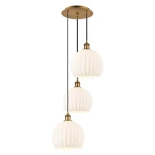 Innovations 113B-3 WHV 3Lt 17" Cord Multi Pendant, BS - 113B-3P-BB-G1217-10WV