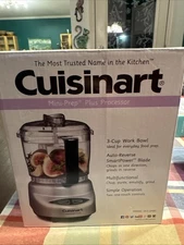 Cuisinart Mini‑Prep Plus 3‑Cup Multifunctional Silver Food Processor DLC‑2ABC