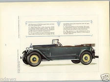 1927 PAPER AD Packard Motor Car Co Convertible Commercial Printing Award Winner