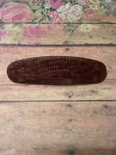 Vintage Lucite Barrette Made in France Snakeskin Design NEW OLD STOCK