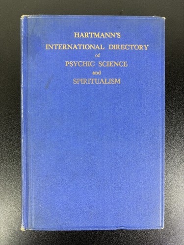 Hartmann's International Directory of Psychic Science and Spiritualism - 第 1/9 張圖片