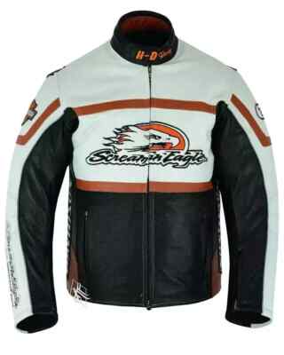Harley Davidson Men's Raceway Screaming Eagle leather jacket