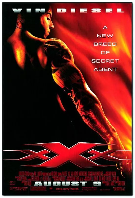 XXX (Triple X) - 2002 - Original 27x40 FINAL Movie Poster - VIN DIESEL |  eBay