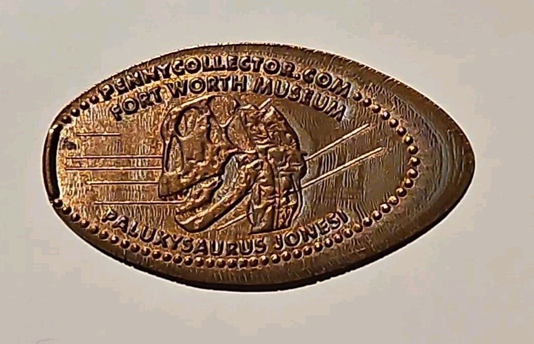 Fort Worth Museum Paluxysaurus Jonesi Elongated Pressed Penny | eBay