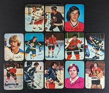 1976/77 Topps Hockey Glossy Lot 13 Cards Bobby Orr Ken Dryden