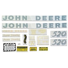 Jd Vinyl Die Cut Decal Set Fits John Deere 520 Tractor