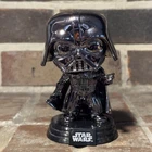 Funko Pop Star Wars Chrome Dearth Vader #157 GameStop Exclusive OOB