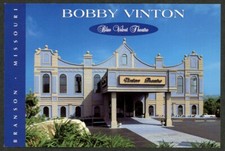 B-109: Bobby Vinton Blue Velvet Theater (1990s) - Branson Missouri Postcard!    