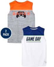 New Children s Place Boys Tech muscle tanks 2 pack 5/6