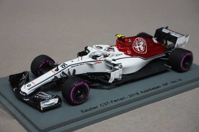 スパーク 1/43 F1 2018 Sauber Ferrari C37 1:43 SPARK S6055 Sauber C37 Ferrari Azerbaijan GP 2018 #16
