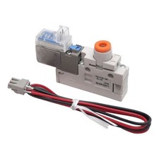 SMC VQZ115R-5M1-N3-PR Solenoid Valve, 0.15-0.7MPa,  5/32in One-Touch, 24VDC Coil