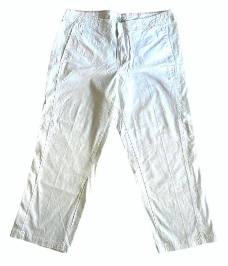 Caribbean Joe White Capri Pants Size 6 New with Tags