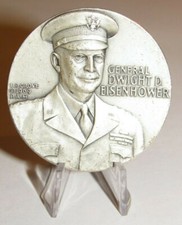 1969 Dwight D. Eisenhower Invasion of Normandy 1.83 Troy Oz. .999 Silver Round 89.87 per troy oz