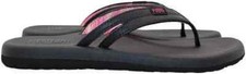 Flojos Ladies' Josie Flip Flop  Black/Pink  6  New Without Box 