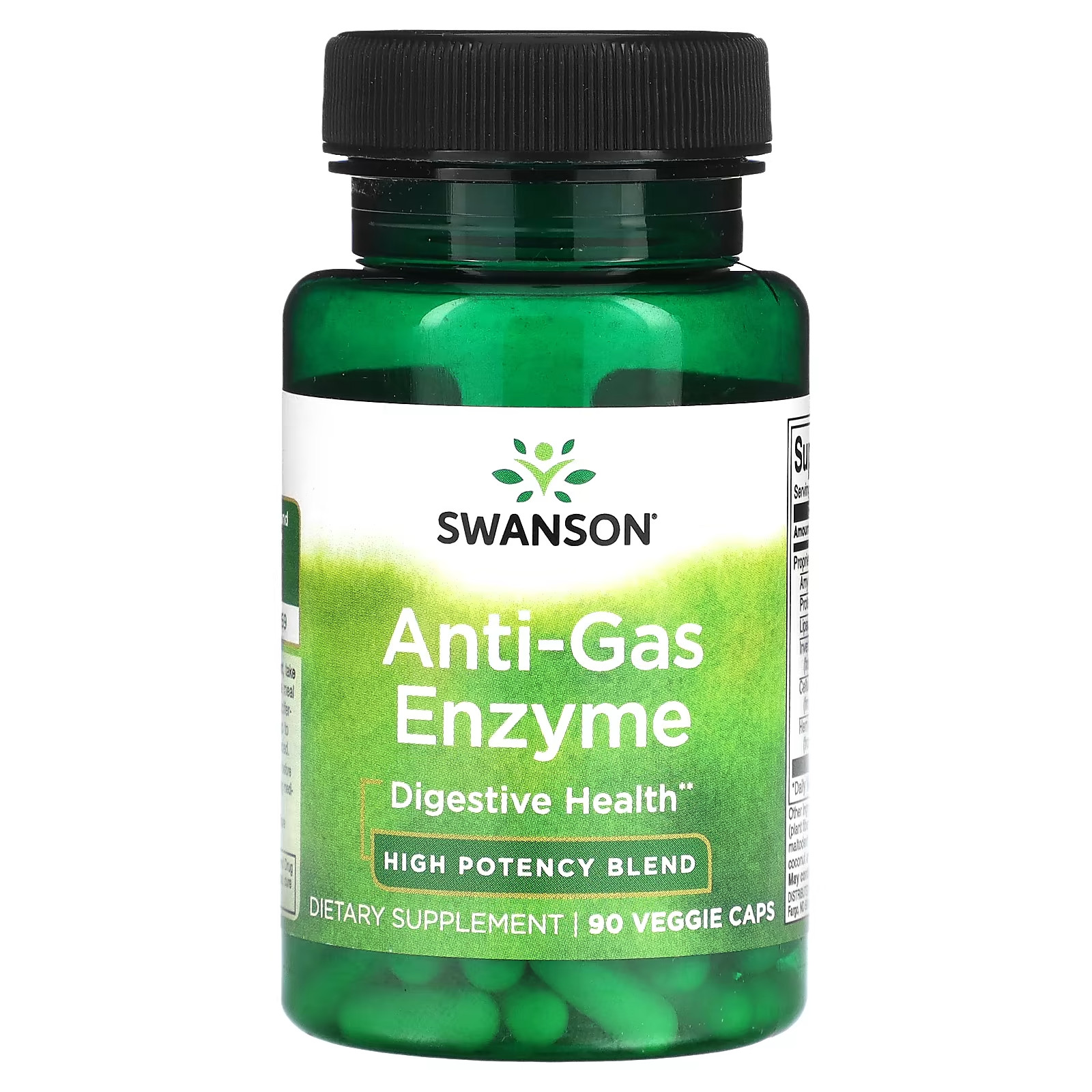 Swanson Anti-Gas Enzyme - 90 Vcaps - Image 8