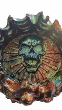 Skull Ashtray Handmade Epoxy Resin One Of A Kind
