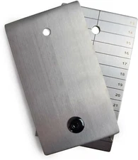 ColdTi - Titanium Crypto Seed Plate for Extremely Durable Cold Storage (Double)