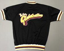 Harlem Globetrotters 75th Anniversary Platinum FUBU 1/4 Zip Jacket XL Black READ