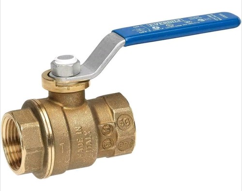 EVERBILT 1/2 in. Brass Sweat x Sweat Ball and Waste Valve with Drain