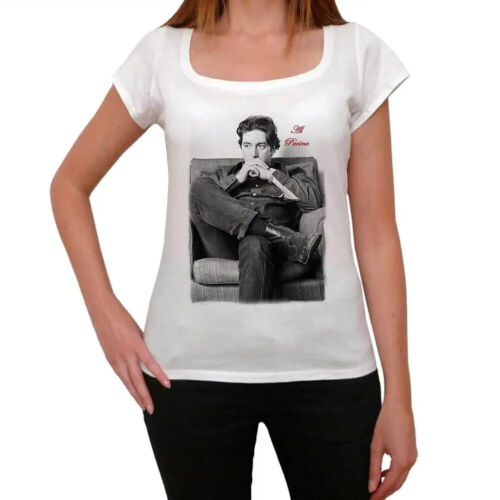 Donna Maglietta Al Pacino 1 T-shirt Stampa Grafica Divertente Vintage Idea - Picture 1 of 7