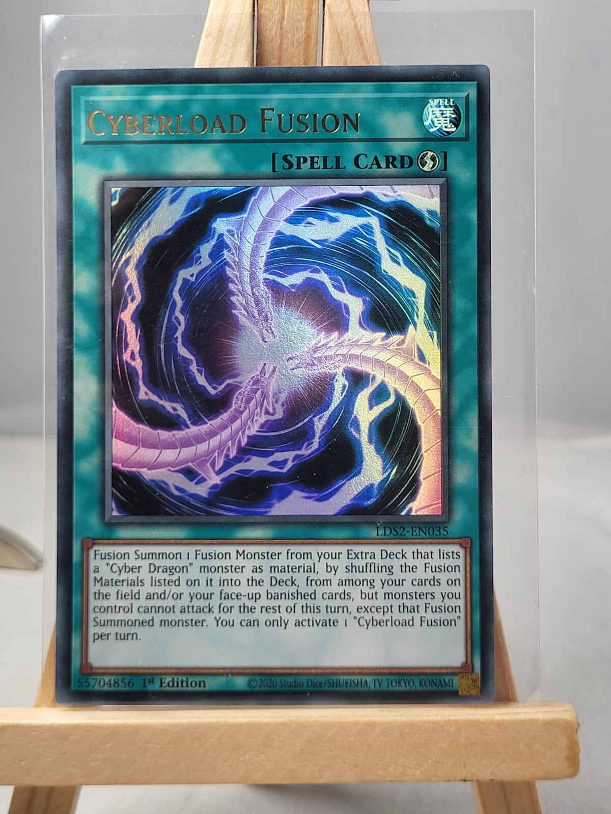 Cyberload Fusion Ultra Rare 1st Edition LDS2-EN035 YuGiOh Card