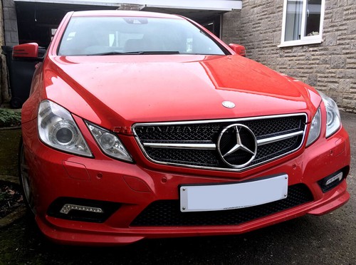 09-13 Mercedes W207 C207 Classe E Coupé Convertibile Griglia Nero/Cromata AMG Look - Foto 8 di 9